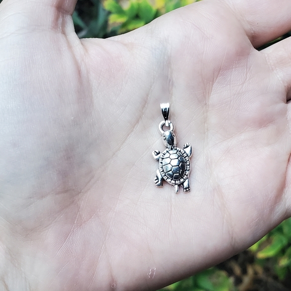 New Silver Turtle Charm - Picture 4 of 4